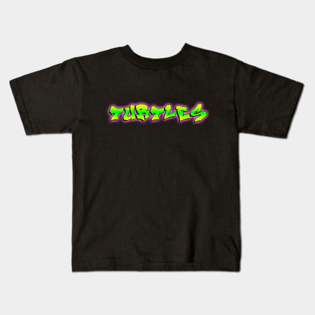 Cabin Series - Turtles Kids T-Shirt by wwcorecrew